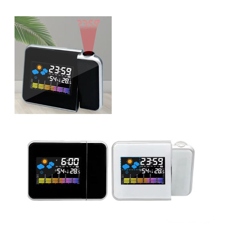 Reloj Despertador Con Proyector Alarma Calendario