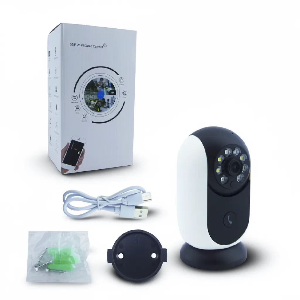 Camara De Vigilancia IP WIFI Con Sensor De Movimiento, Boton De Llamada De Emergencia Y Utiliza APP 390EYES - imagen 4